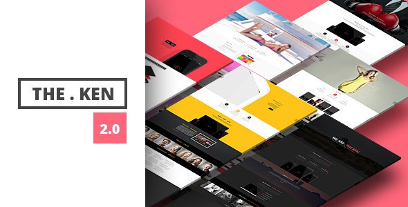 the ken wordpress flat theme