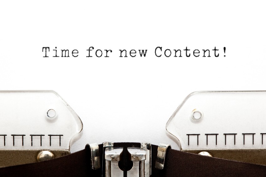 time for new content