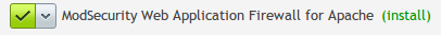 plesk 12 - modsecurity installer option