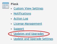 plesk 12 - updates and upgrades