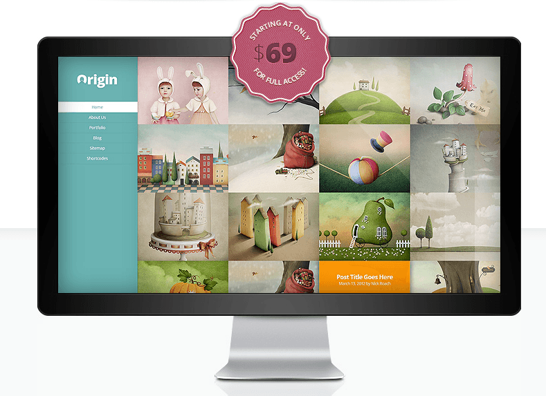 origin wordpress theme