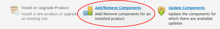 plesk 12 - add/remove components