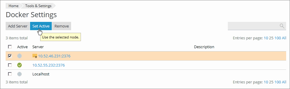 what's new plesk onyx: docker remote settings
