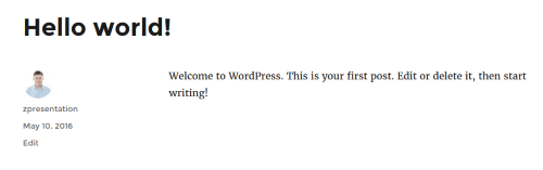 wordpress - default display name