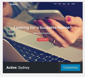 wordpress - theme - sydney