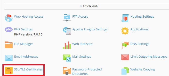 plesk onyx - install ssl certificate