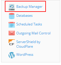 plesk onyx - scheduling a backup
