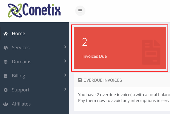 how to setup direct debit for hosting payments